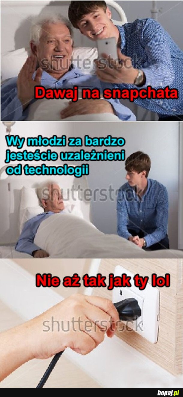 UZALEŻNIONY OD TECHNOLOGII