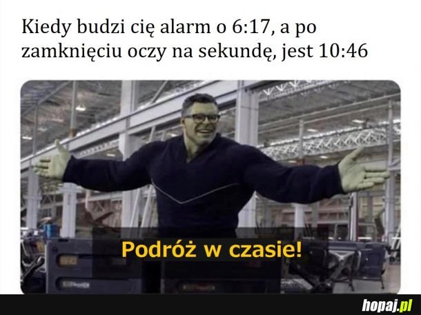 To był moment..