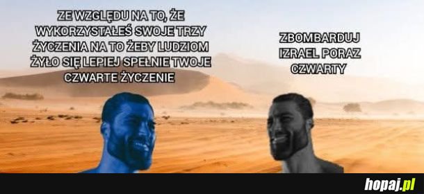 Co za piękne życzenie XD