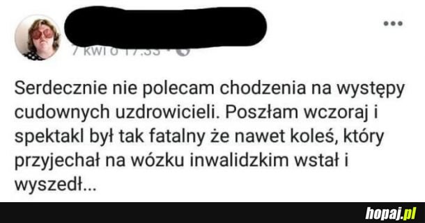 Nie polecam 