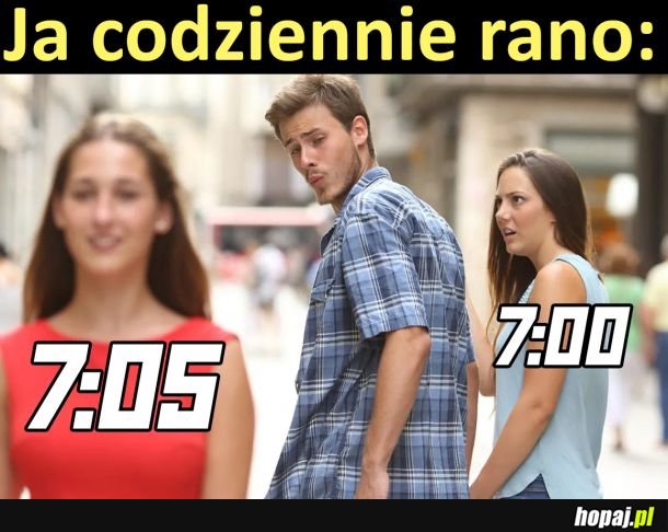 Ja codziennie rano