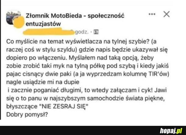 Też jestem za!