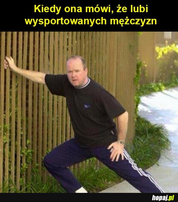 Pan też ćwiczy...