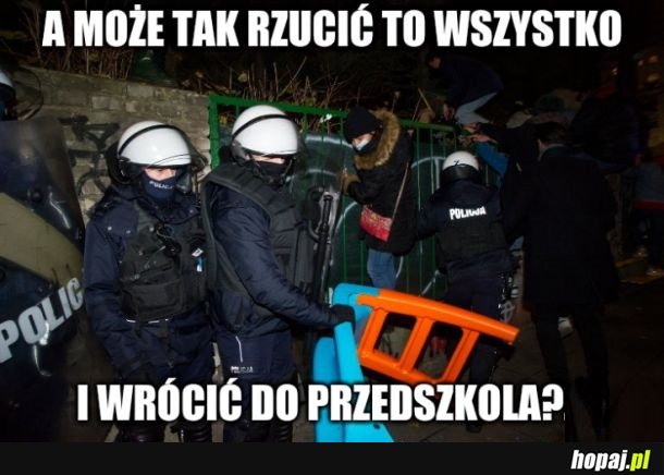Albo od razu wbić na polibudę