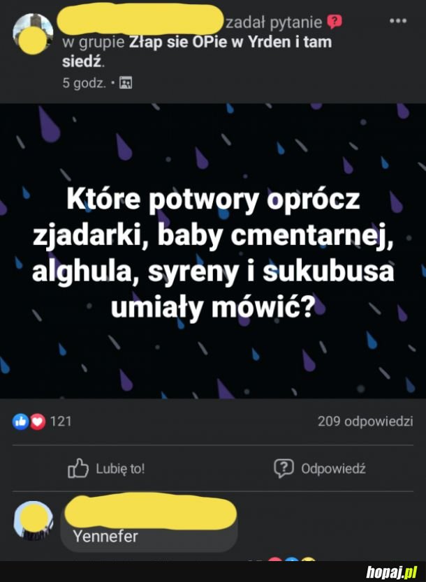 Potwory w Wiedźminie