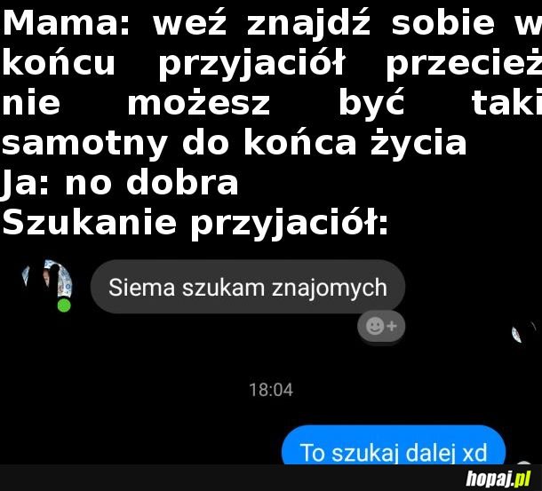 Szukanie przyjaciół 