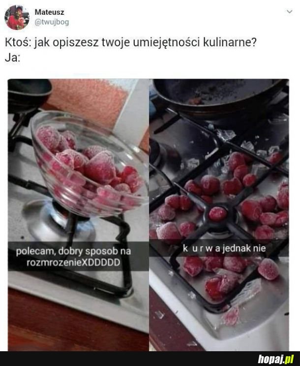  Umiejętności kulinarne