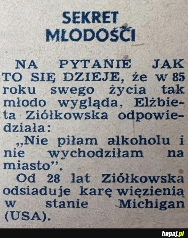 Sekret młodości