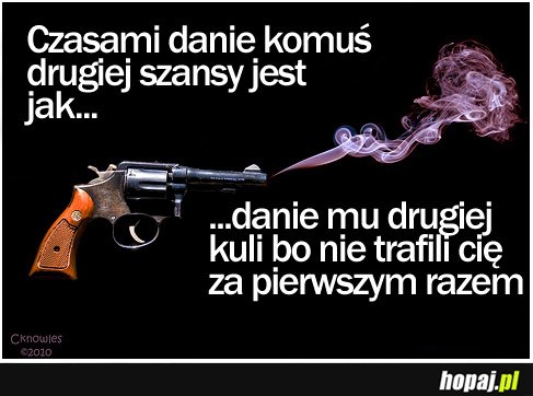 Danie komuś drugiej szansy