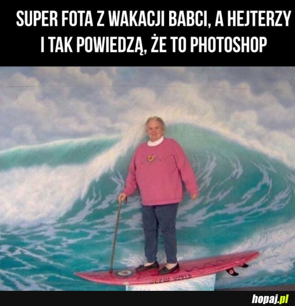 SUPER WAKACJE BABCIA POZDRAWIA