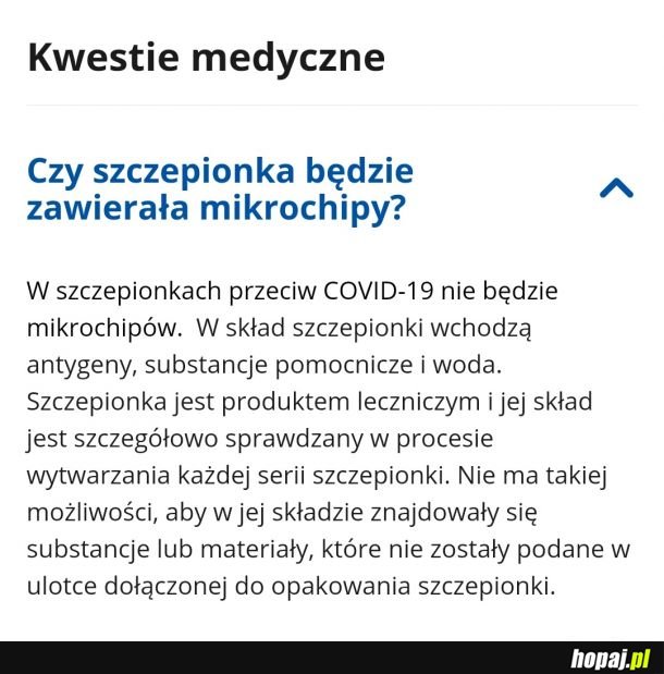 Dziwne czasy. Rząd zapewnia o braku mikroczipów. Niestety nie piszą nic o ludzkich płodach.