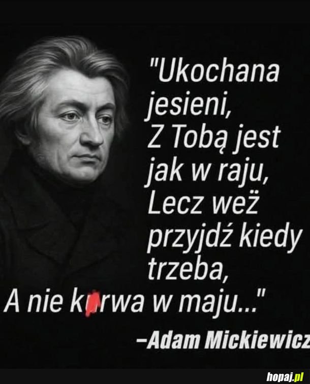 Adam Mickiewicz &quot;pogoda ,,