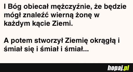 Bóg obiecał mężczyźnie...