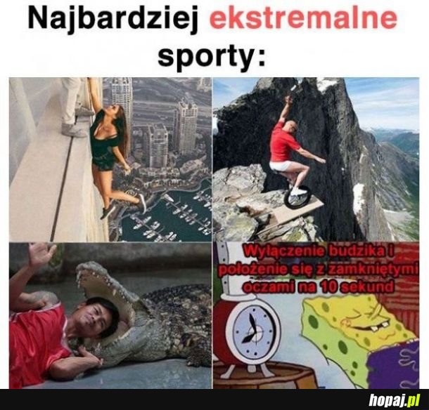 Adrenalina to moja pasja