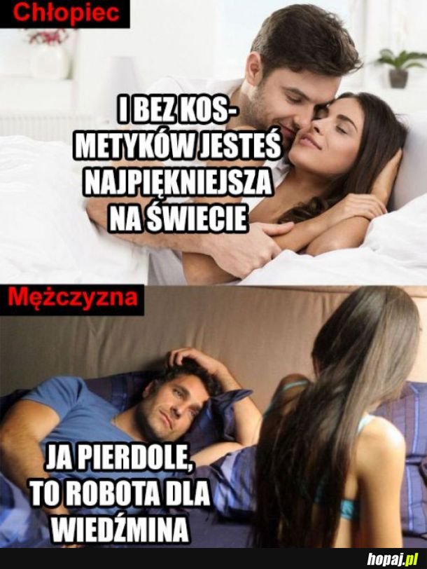 Laski bez makijażu