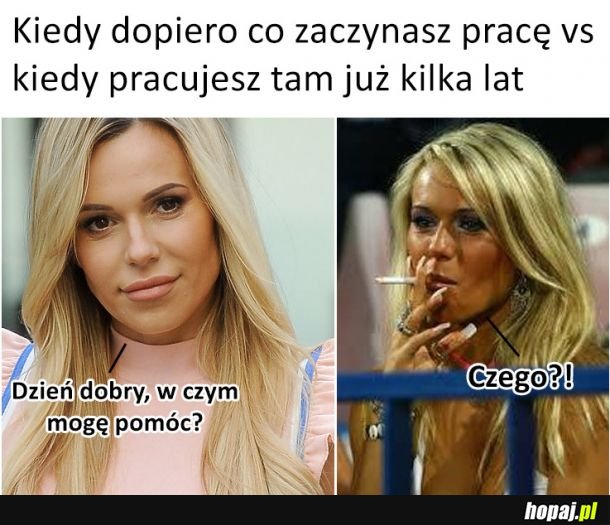 Po kilku latach w pracy