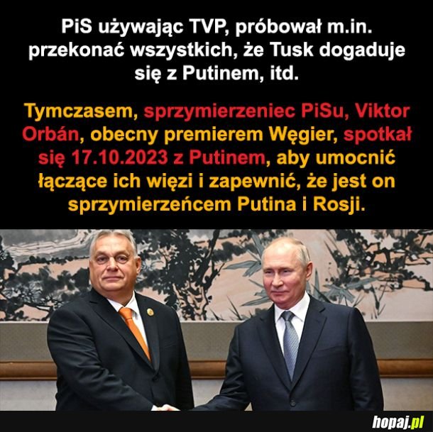 PiS ma fajnych kolegów =)