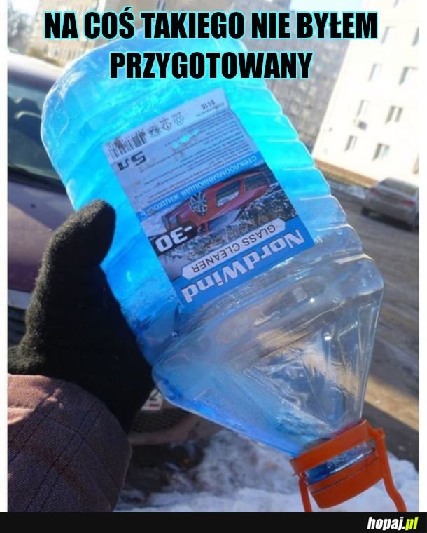 Płyn do spryskiwaczy zimowy trzyma na mrozie -30 