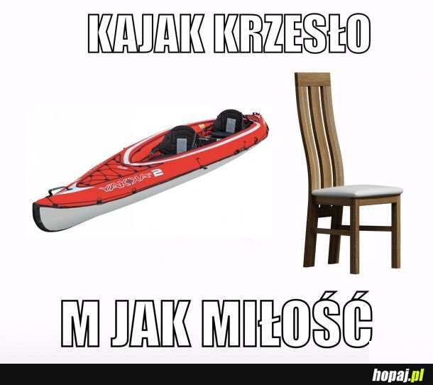 K jak krzesło