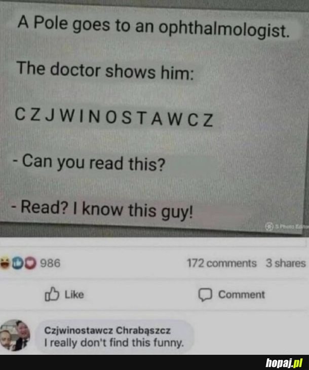 Żart o Polakach