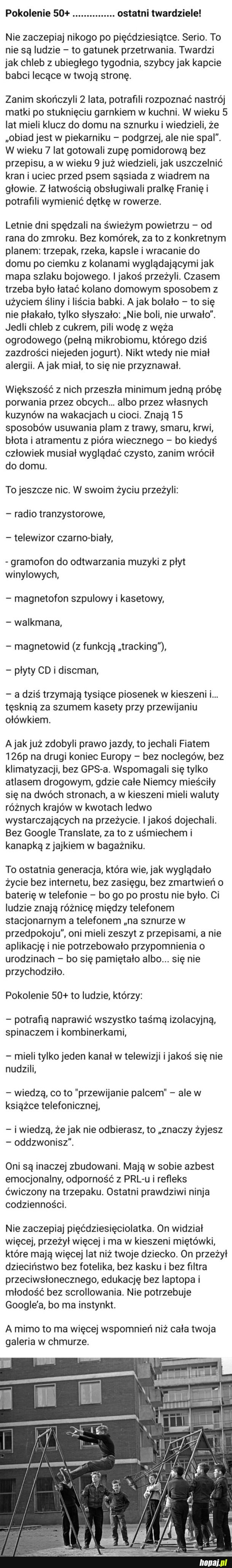 Pokolenie twardzieli