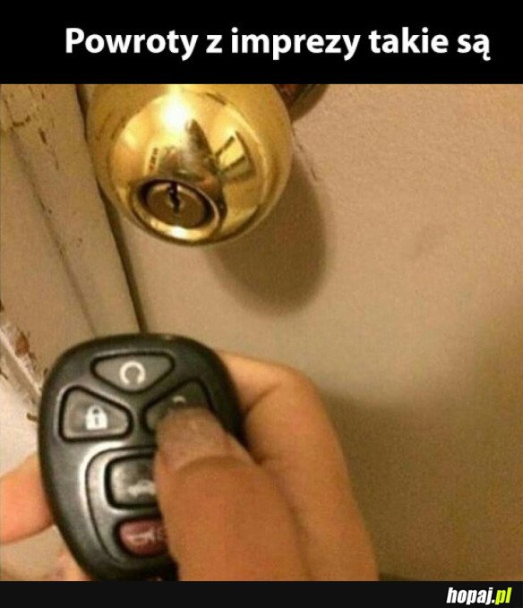 Powroty z imprezy takie są