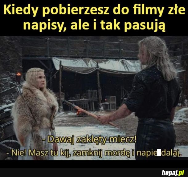 Napisy do filmu