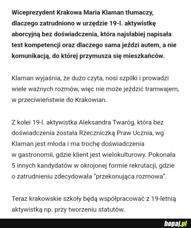 Krakowskie możliwości