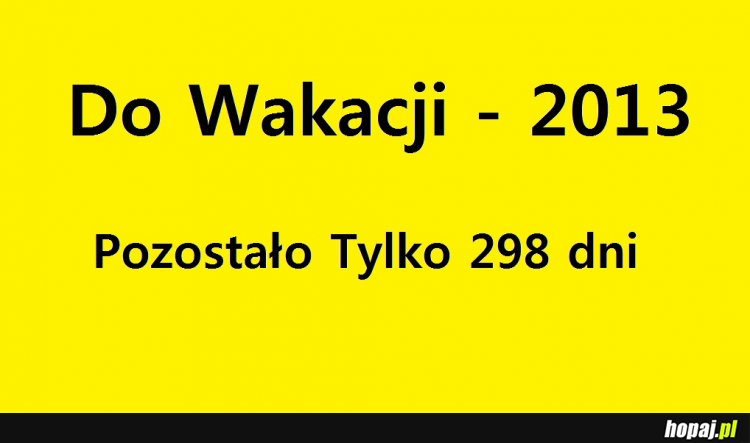 Wakacje 2013