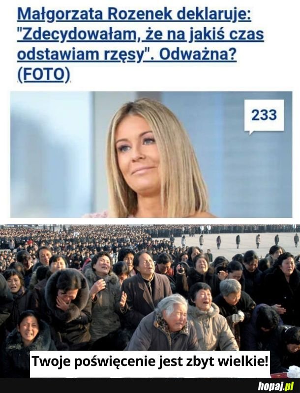 Radzio na jakiś czas postanowił odstawić włosy