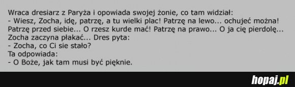 Wraca dresiaż z Paryża