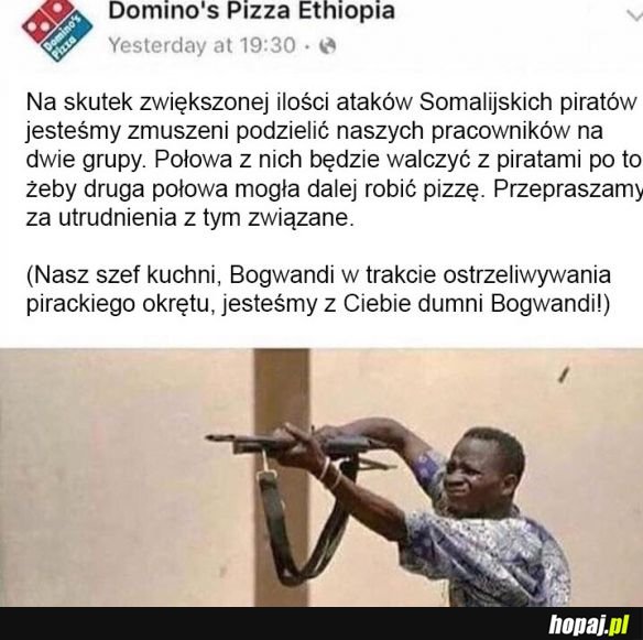 Domino's walczy z piratami