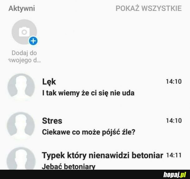 Lęk i stres