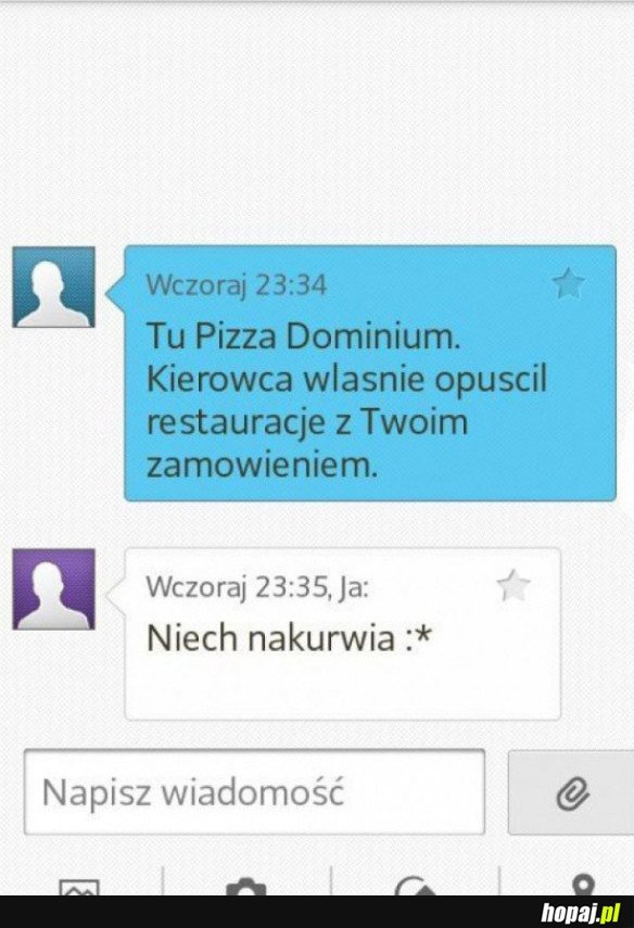 Pizza w drodze