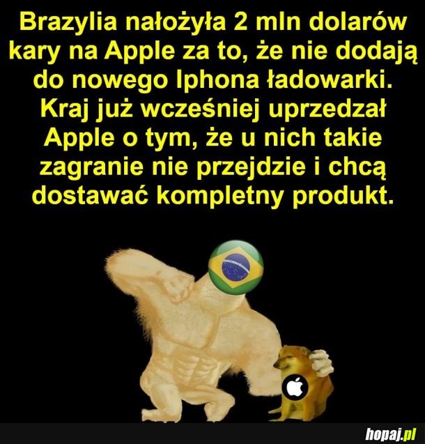 No to Apple zabuli hajs