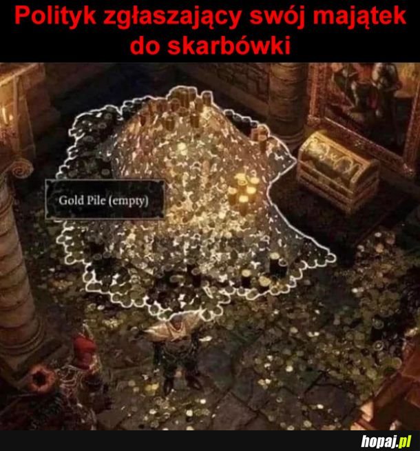 Zeznania majątkowe be like