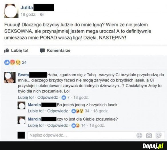 DLACZEGO BRZYDCY DO MNIE LGNĄ?