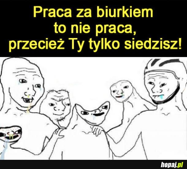 Praca za biurkiem