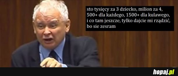 Wałęsa dawał sto milionów, krótki nie ma startu