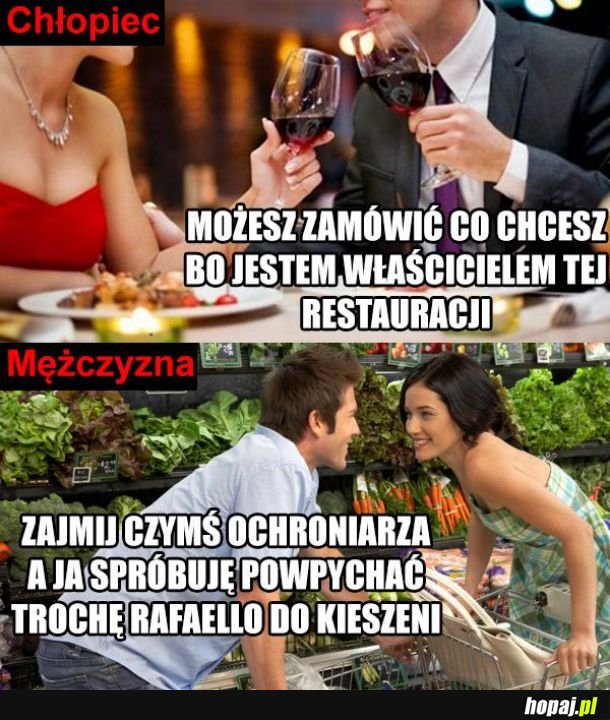 Różnica między facetem a chłopcem