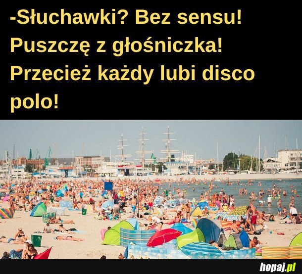 Tymczasem na plaży...