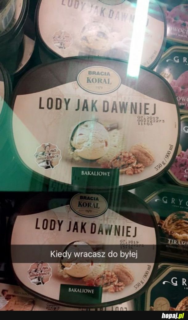 Lody jak dawniej