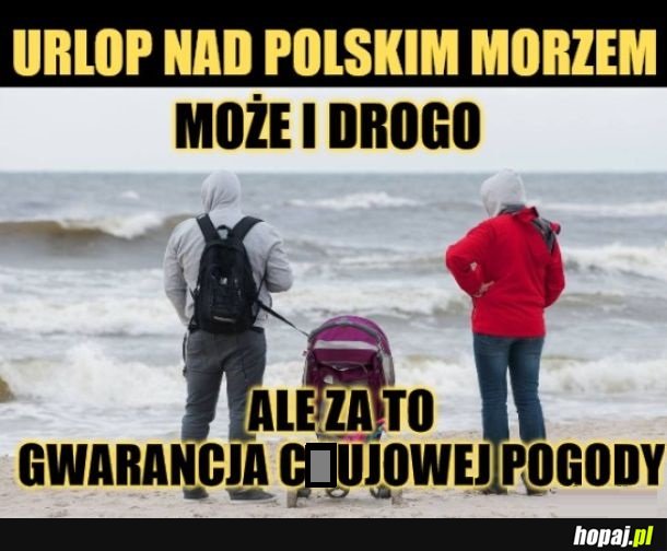 Wakacje nad polskim morzem.