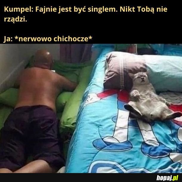 Tak. Robię to, co chcę.