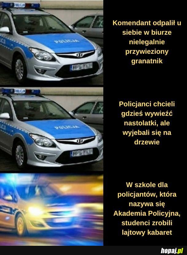 Typowa policja.