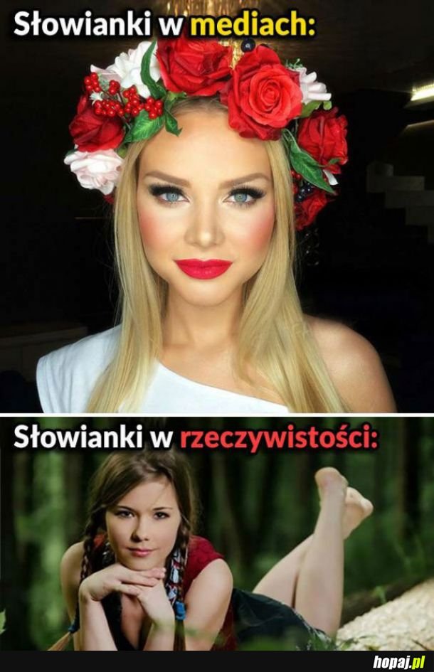 Słowianki w mediach i w rzeczywistości