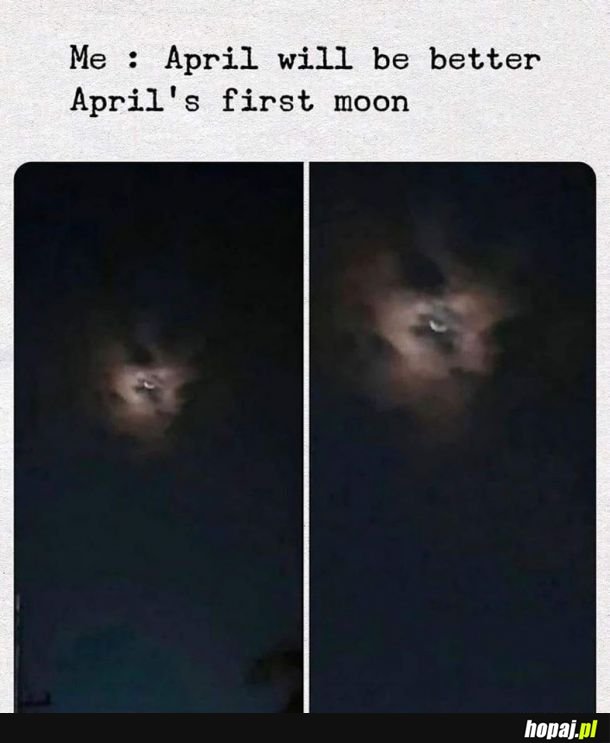 April's moon