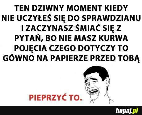 Ten dziwny moment...