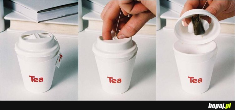 Pomysłowy kubek na herbatę