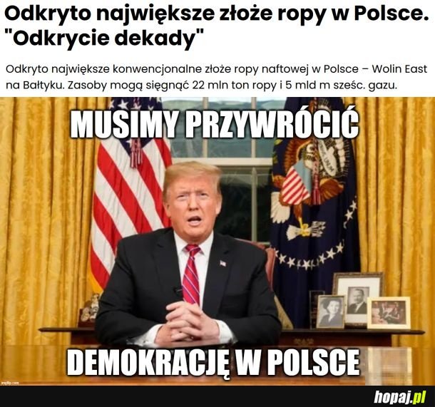 Łasy jak amerykanin na ropę